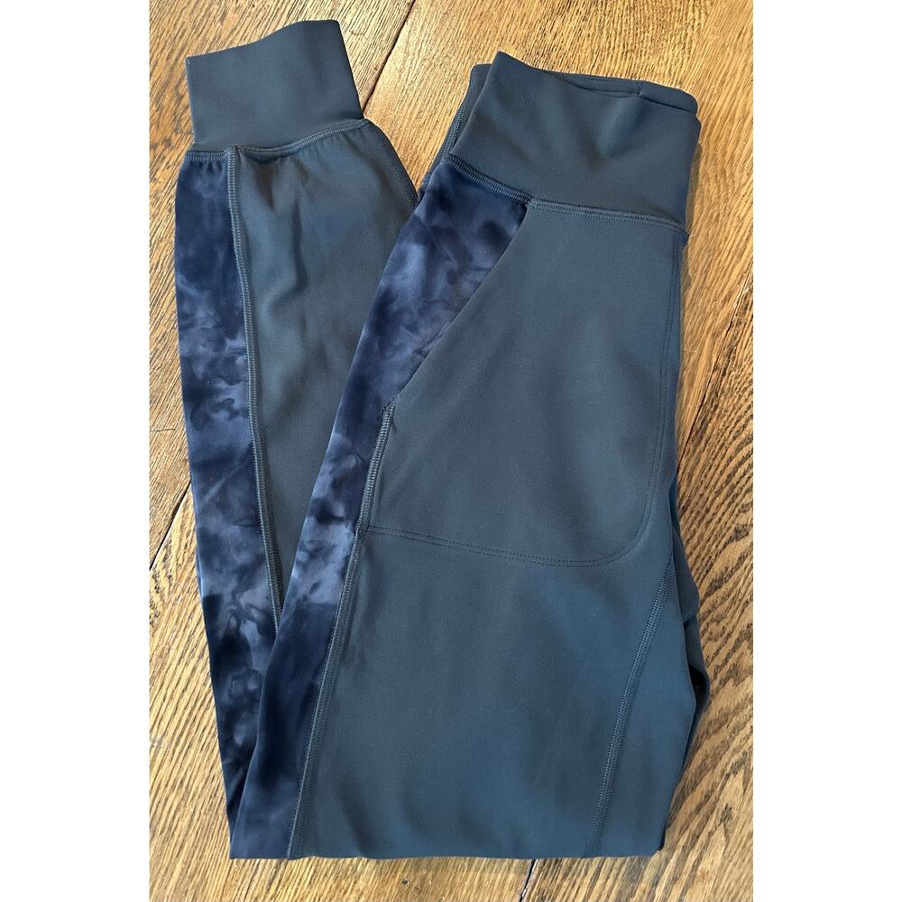 New! Lululemon Align Jogger Track Stripe Graphite/Diamond Dye Pitch W5CHTS Sz 2